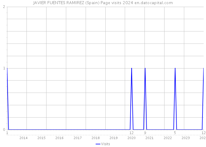 JAVIER FUENTES RAMIREZ (Spain) Page visits 2024 