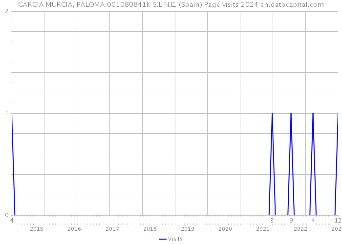 GARCIA MURCIA, PALOMA 001080841K S.L.N.E. (Spain) Page visits 2024 