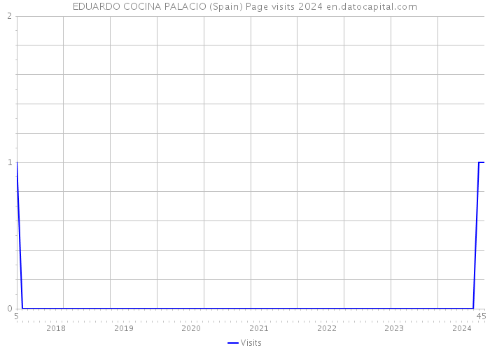 EDUARDO COCINA PALACIO (Spain) Page visits 2024 