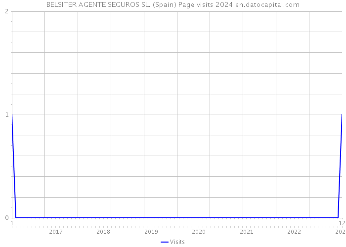 BELSITER AGENTE SEGUROS SL. (Spain) Page visits 2024 