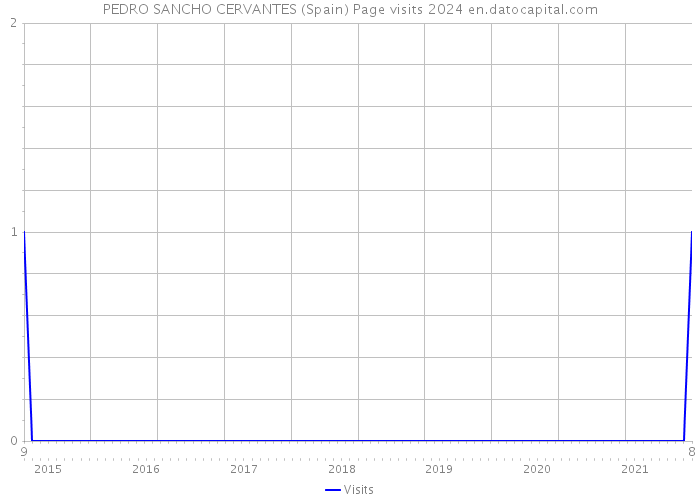 PEDRO SANCHO CERVANTES (Spain) Page visits 2024 