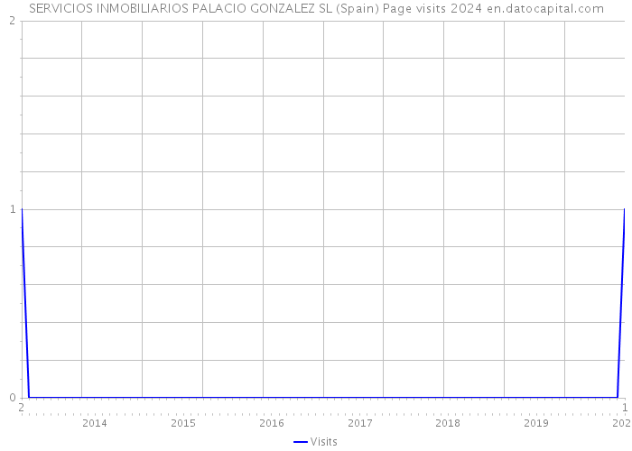 SERVICIOS INMOBILIARIOS PALACIO GONZALEZ SL (Spain) Page visits 2024 