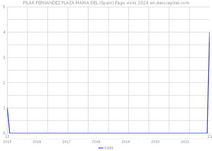 PILAR FERNANDEZ PLAZA MARIA DEL (Spain) Page visits 2024 