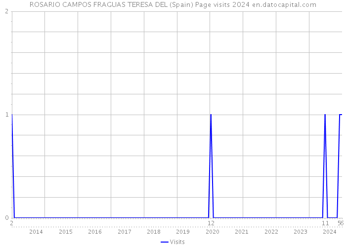 ROSARIO CAMPOS FRAGUAS TERESA DEL (Spain) Page visits 2024 