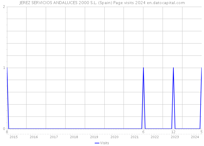 JEREZ SERVICIOS ANDALUCES 2000 S.L. (Spain) Page visits 2024 