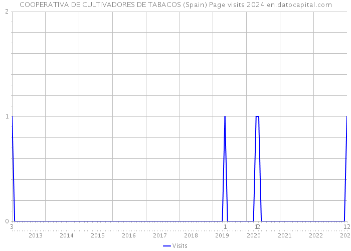 COOPERATIVA DE CULTIVADORES DE TABACOS (Spain) Page visits 2024 