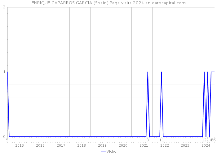 ENRIQUE CAPARROS GARCIA (Spain) Page visits 2024 