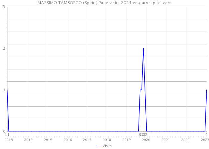 MASSIMO TAMBOSCO (Spain) Page visits 2024 
