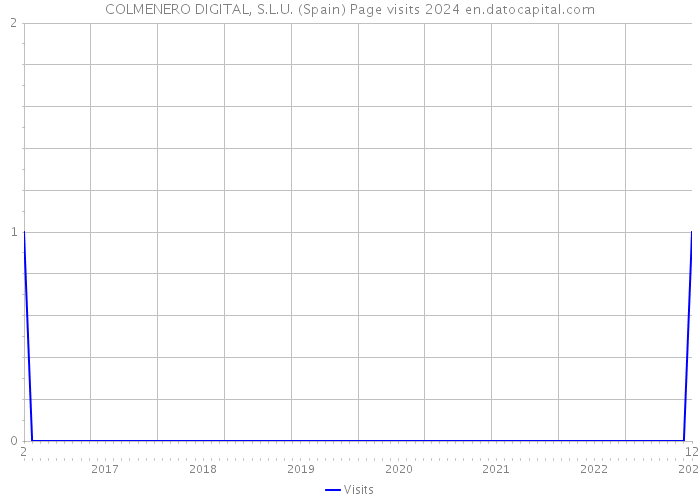 COLMENERO DIGITAL, S.L.U. (Spain) Page visits 2024 