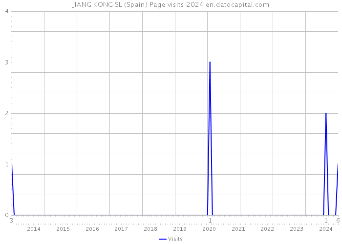 JIANG KONG SL (Spain) Page visits 2024 