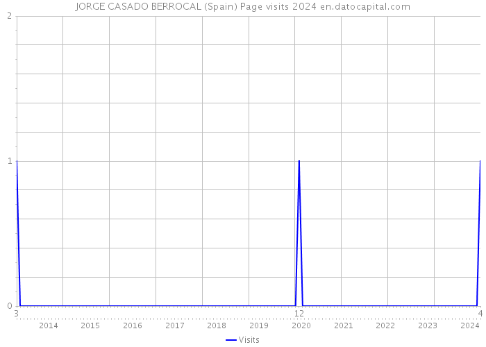 JORGE CASADO BERROCAL (Spain) Page visits 2024 