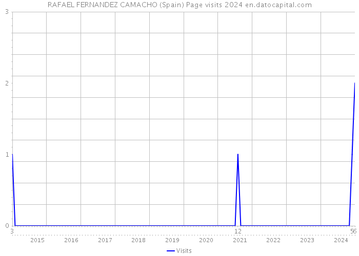 RAFAEL FERNANDEZ CAMACHO (Spain) Page visits 2024 
