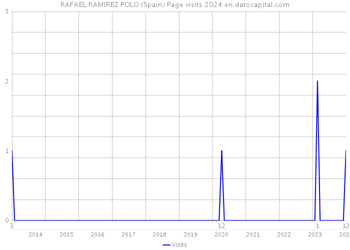 RAFAEL RAMIREZ POLO (Spain) Page visits 2024 