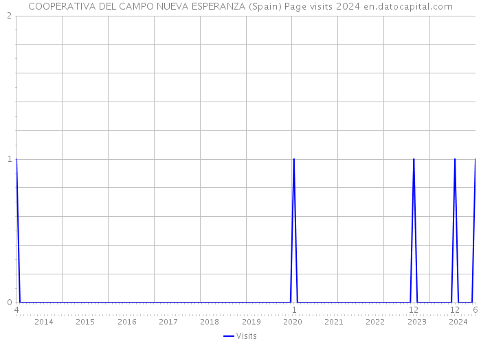 COOPERATIVA DEL CAMPO NUEVA ESPERANZA (Spain) Page visits 2024 