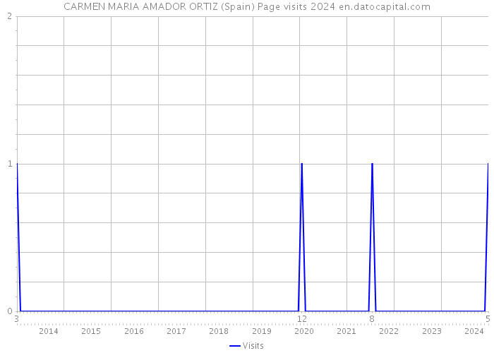 CARMEN MARIA AMADOR ORTIZ (Spain) Page visits 2024 