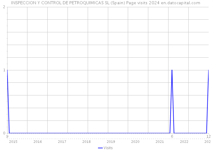 INSPECCION Y CONTROL DE PETROQUIMICAS SL (Spain) Page visits 2024 