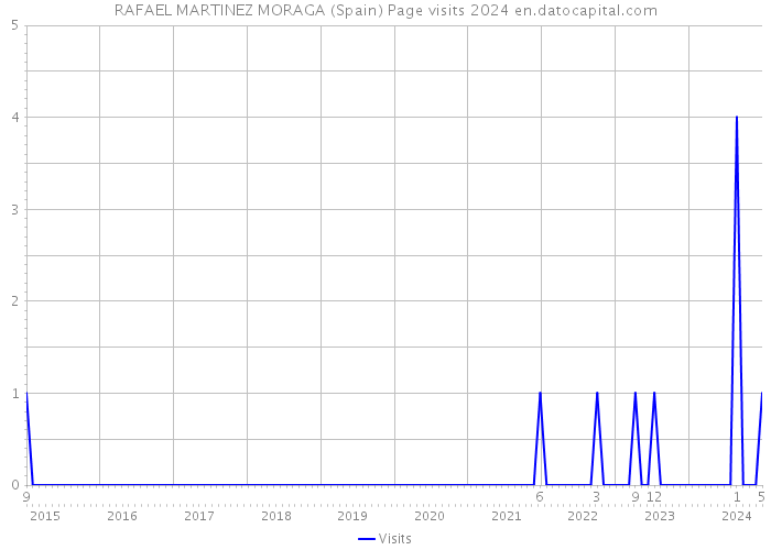 RAFAEL MARTINEZ MORAGA (Spain) Page visits 2024 