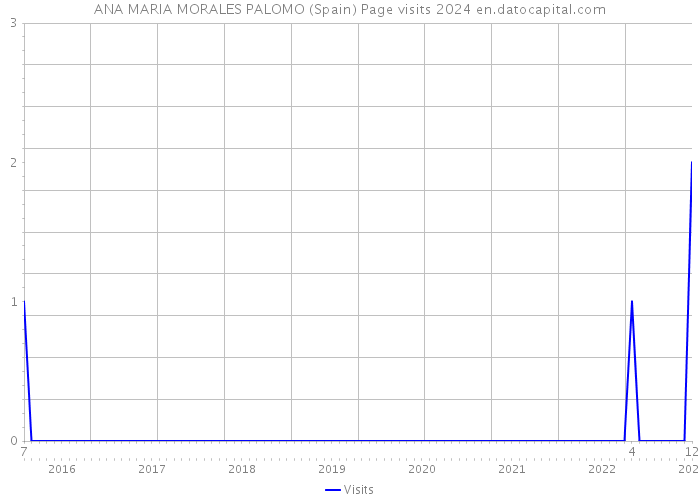 ANA MARIA MORALES PALOMO (Spain) Page visits 2024 
