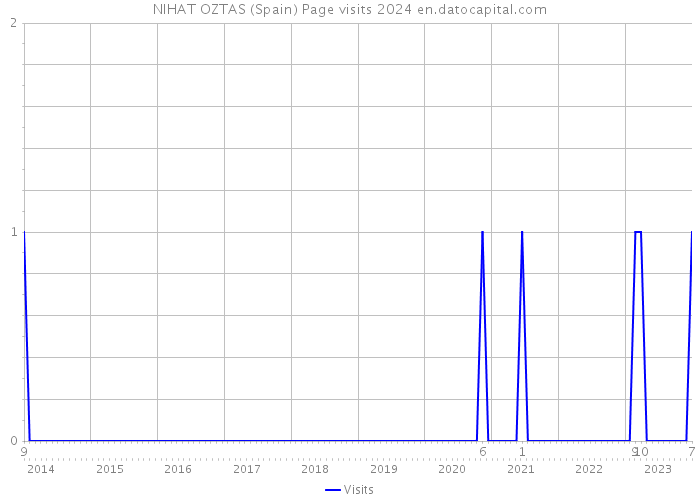 NIHAT OZTAS (Spain) Page visits 2024 