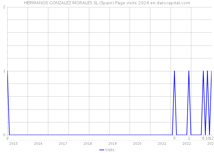 HERMANOS GONZALEZ MORALES SL (Spain) Page visits 2024 