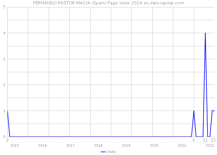 FERNANDO PASTOR MACIA (Spain) Page visits 2024 