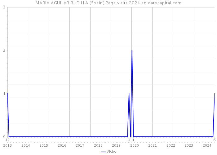 MARIA AGUILAR RUDILLA (Spain) Page visits 2024 