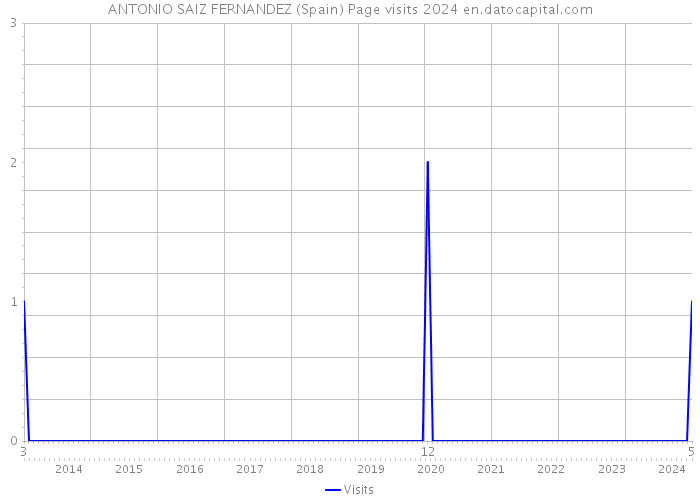 ANTONIO SAIZ FERNANDEZ (Spain) Page visits 2024 