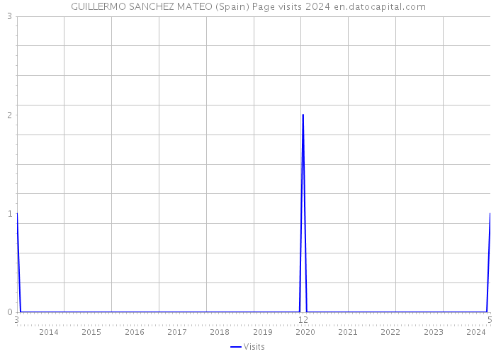 GUILLERMO SANCHEZ MATEO (Spain) Page visits 2024 