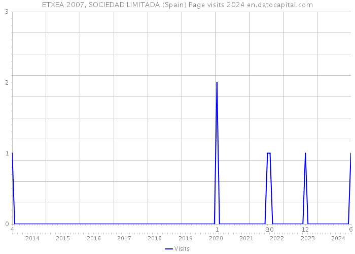 ETXEA 2007, SOCIEDAD LIMITADA (Spain) Page visits 2024 