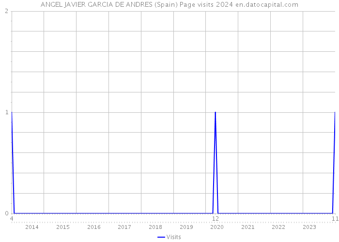 ANGEL JAVIER GARCIA DE ANDRES (Spain) Page visits 2024 