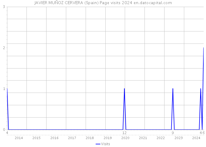 JAVIER MUÑOZ CERVERA (Spain) Page visits 2024 