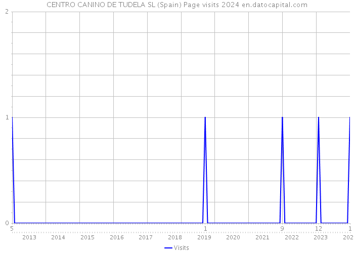 CENTRO CANINO DE TUDELA SL (Spain) Page visits 2024 