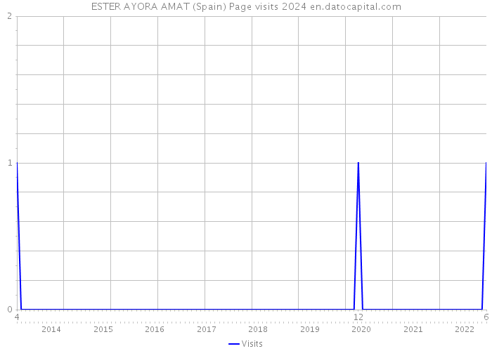 ESTER AYORA AMAT (Spain) Page visits 2024 