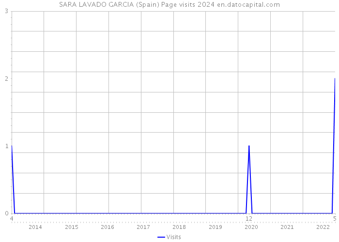 SARA LAVADO GARCIA (Spain) Page visits 2024 
