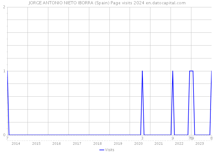 JORGE ANTONIO NIETO IBORRA (Spain) Page visits 2024 