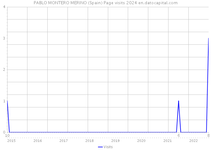 PABLO MONTERO MERINO (Spain) Page visits 2024 