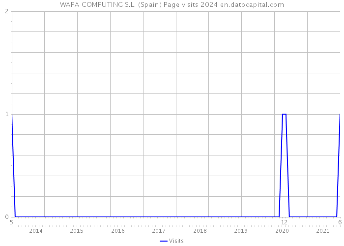 WAPA COMPUTING S.L. (Spain) Page visits 2024 