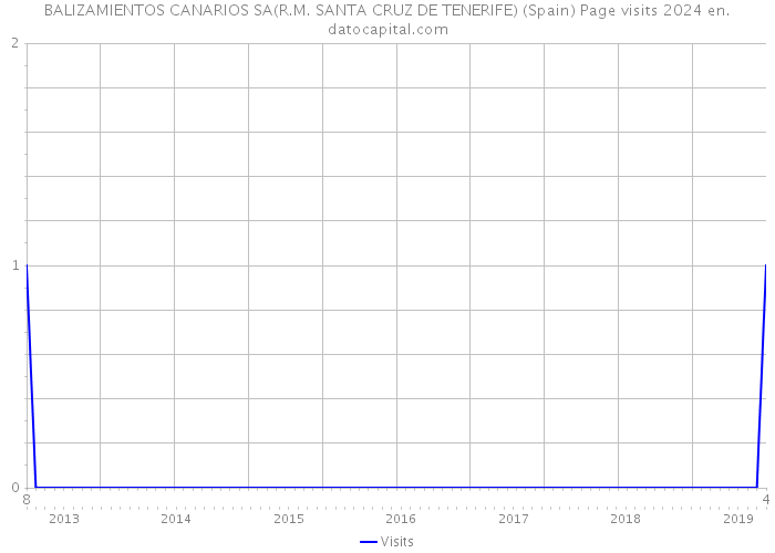 BALIZAMIENTOS CANARIOS SA(R.M. SANTA CRUZ DE TENERIFE) (Spain) Page visits 2024 