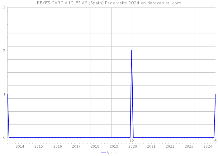 REYES GARCIA IGLESIAS (Spain) Page visits 2024 