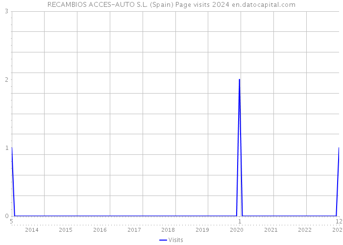 RECAMBIOS ACCES-AUTO S.L. (Spain) Page visits 2024 