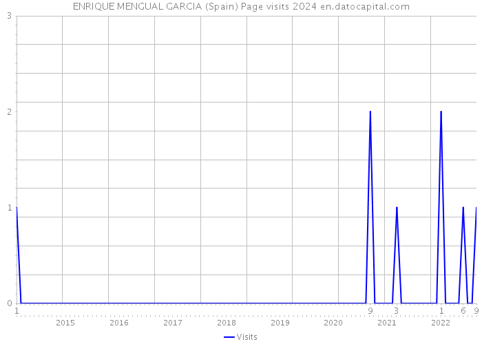 ENRIQUE MENGUAL GARCIA (Spain) Page visits 2024 