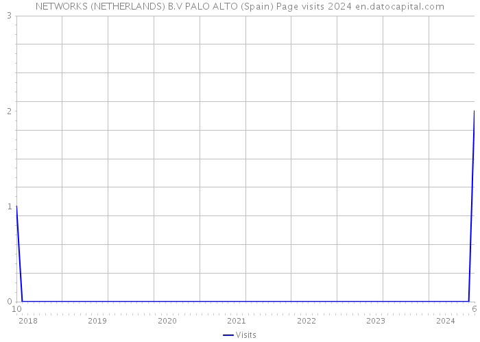 NETWORKS (NETHERLANDS) B.V PALO ALTO (Spain) Page visits 2024 