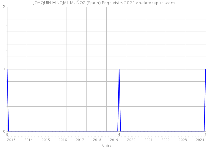 JOAQUIN HINOJAL MUÑOZ (Spain) Page visits 2024 