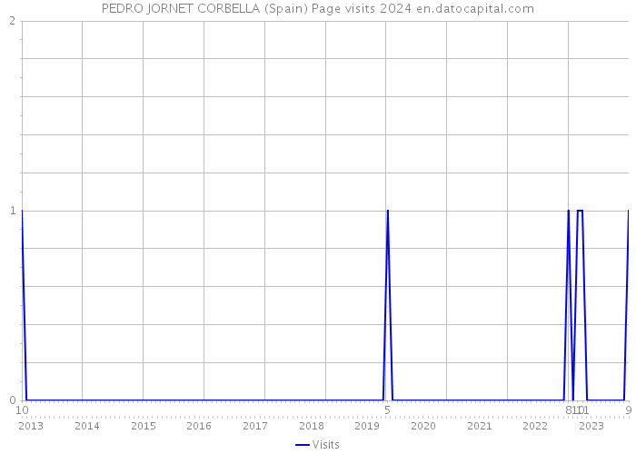 PEDRO JORNET CORBELLA (Spain) Page visits 2024 