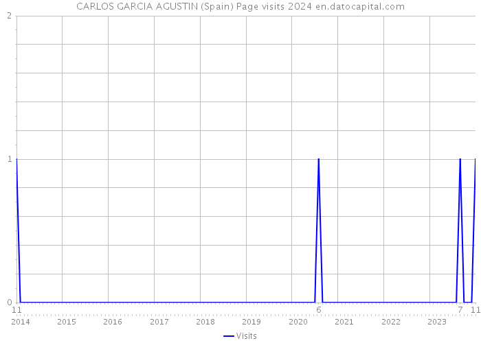 CARLOS GARCIA AGUSTIN (Spain) Page visits 2024 