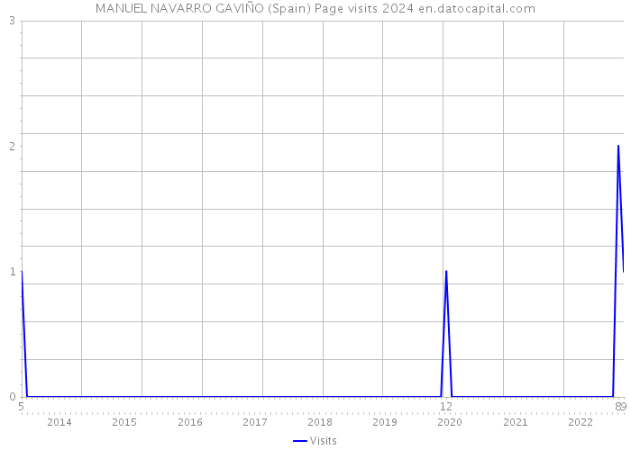 MANUEL NAVARRO GAVIÑO (Spain) Page visits 2024 