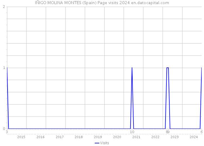 IÑIGO MOLINA MONTES (Spain) Page visits 2024 