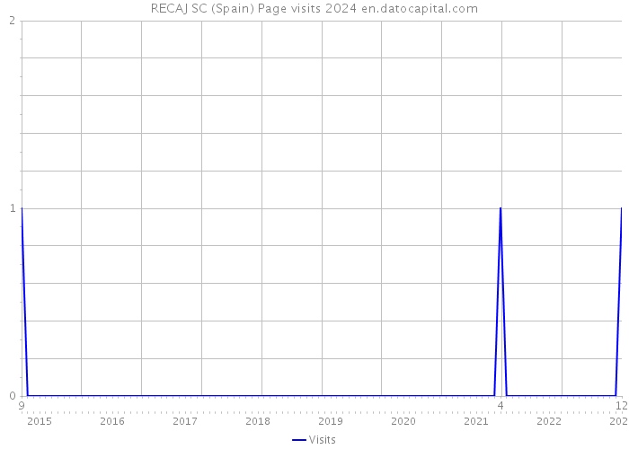 RECAJ SC (Spain) Page visits 2024 