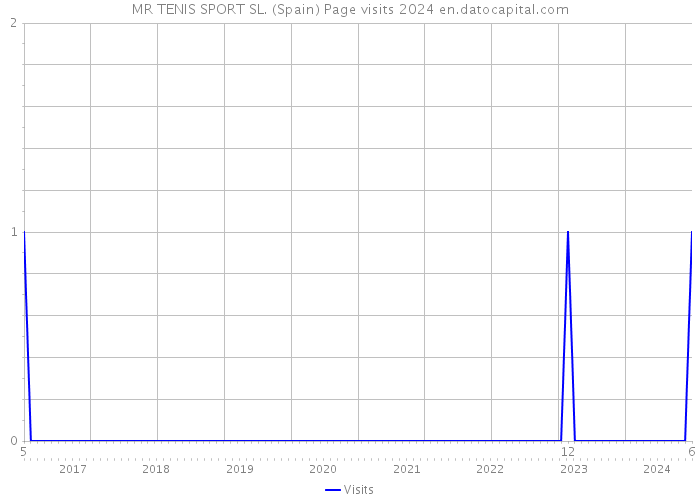 MR TENIS SPORT SL. (Spain) Page visits 2024 