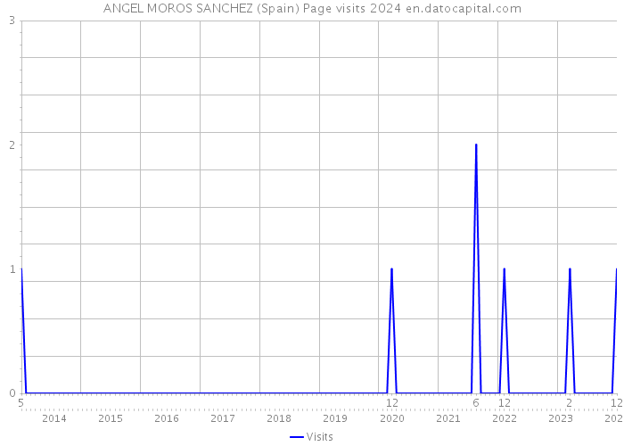 ANGEL MOROS SANCHEZ (Spain) Page visits 2024 